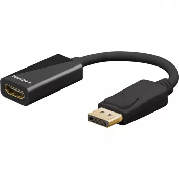 Cabo adaptador Goobay DisplayPort para HDMI 8K/60Hz - -macho> -fêmea (75270)