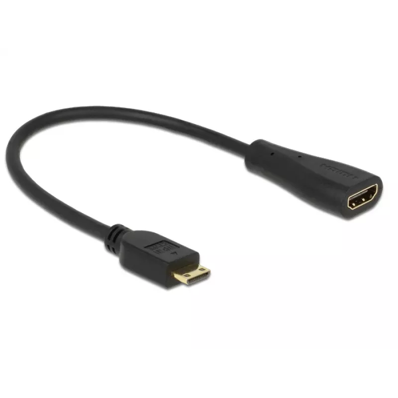 Cabo HDMI DeLOCK 0,23 m Mini-HDMI/HDMI