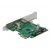 Placa DeLOCK PCI Express x1 para 2 x conector fêmea USB Type-C™