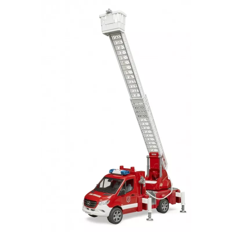 Carro de bombeiros BRUDER 02673 vermelho branco plástico ABS 4 anos