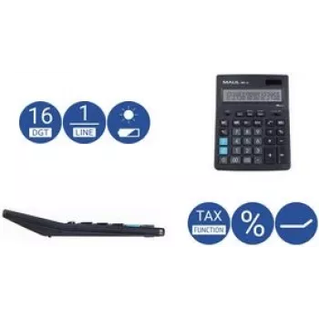 MAUL MXL 16 calculadora de secretária preta (7267890)