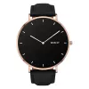 Smartwatch de couro Garett Verona dourado-preto