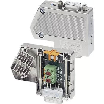 Phoenix Contact SUBCON PLUS-PROFIBUS conetor até 12 MBit/s SUBCON-PLUS-PROFIB/AX conteúdo: 1 unid. (2744377)