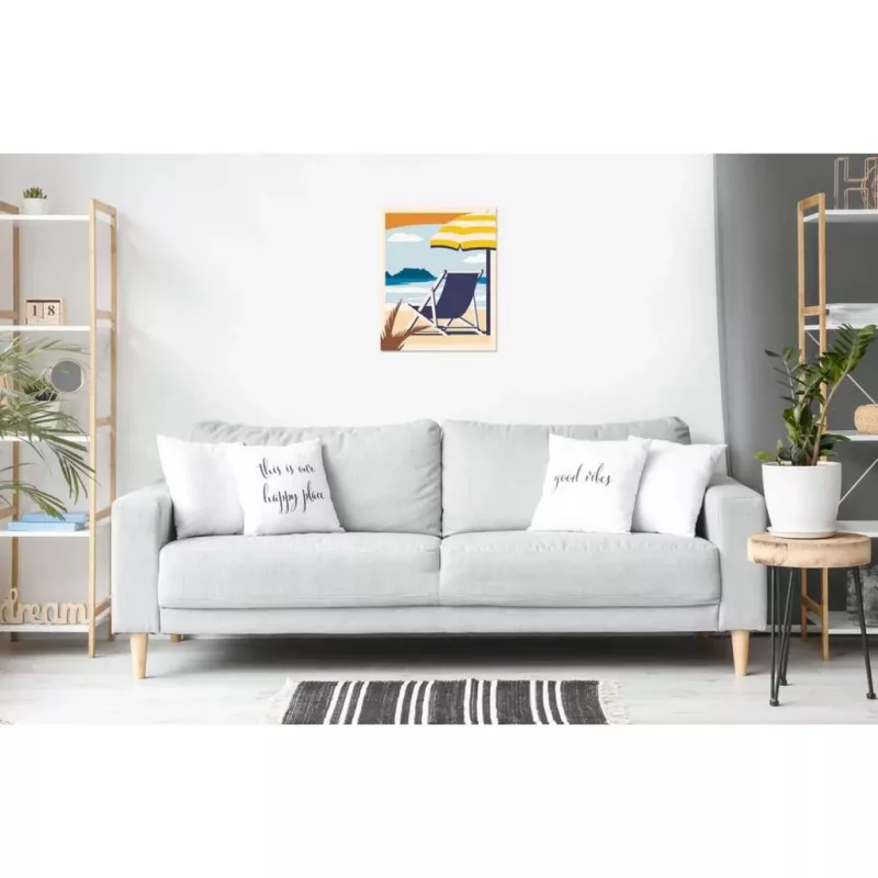 Conjunto de pintura Ravensburger CreArt – Relax at the Beach (23897) conjunto de arte