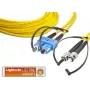 Lightwin LDP-09 SC-ST 1.0 Cabo de fibra ótica 1 m LSOH OS2 2x SC 2x ST amarelo (LDP-09 SC-ST 1.0)