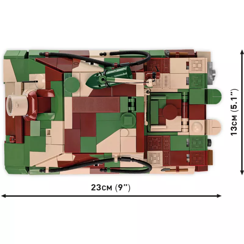 Conjunto de construção Cobi 38 cm Sturmmörser Sturmtiger 1100 peças