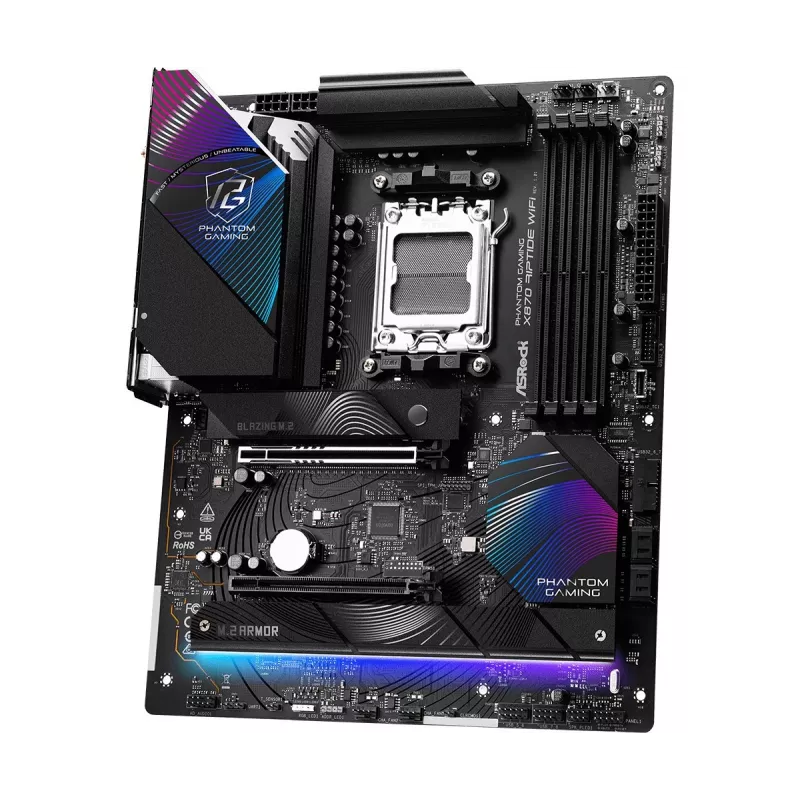 Motherboard ASRock X870 Riptide WiFi — ATX, AMD X870, Socket AM5, DDR5, 4 DIMM, 256 GB, Wi-Fi 7, 2,5GbE