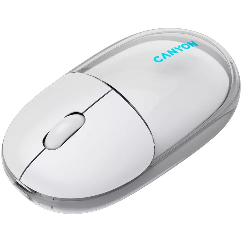 Rato CANYON OnClick 24 BT/ sem fios transparente/branco