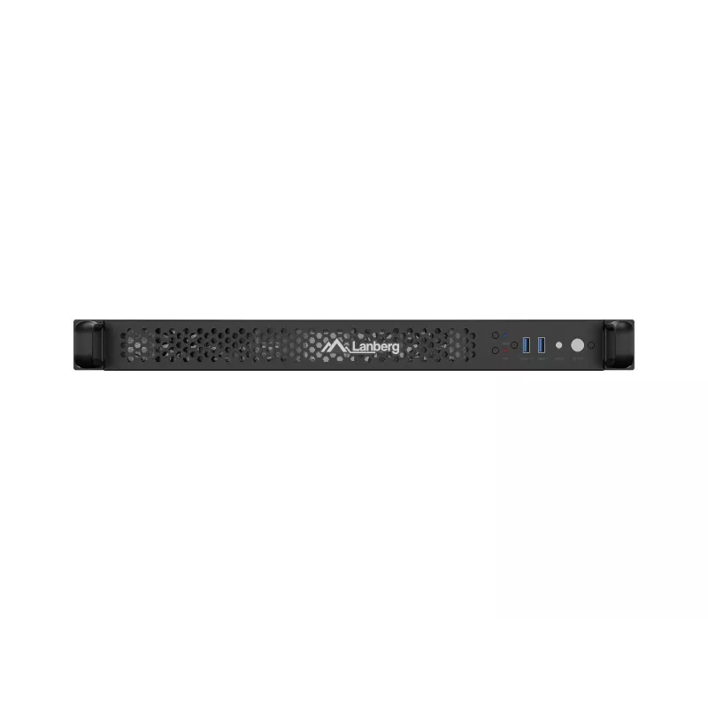 Caixa rack Lanberg SC01-4201-10B 1U preto 4 ventoinhas