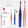 Escova de dentes sónica Oclean Flow Find Duo Set adultos azul rosa OCLEAN
