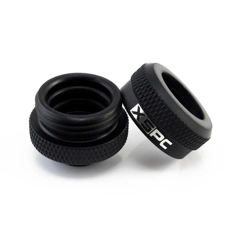 Conector XSPC G1/4 para tubo rígido de 14 mm, preto mate - 8 unid.