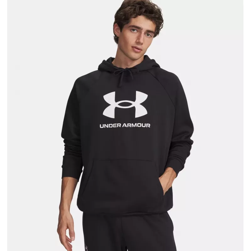 Sweatshirt com capuz Under Armour UA Rival Fleece homem com logótipo