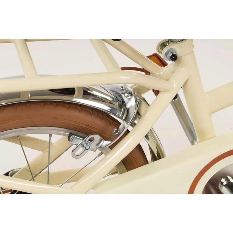 Bicicleta infantil Toimsa 16 polegadas modelo TOI16231 Vintage bege — roda de 16 polegadas, bicicleta infantil
