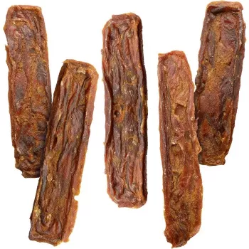 Petisco para cães Vitakraft Pure Beef Strips 80 g – carne de vaca como único ingrediente, sem cereais, sem glúten, adequado a todas as raças
