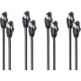shiverpeaks ®-BASIC-S--Cabo de rede cat. 8.1 F/FTP PIMF LSZH preto 1,5 m -- VE4 (BS08-41155-4)