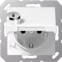 JUNG A 1520 BFKLSL WW - tipo F - branco - termoplástico - IP44 - universal - 250 V
