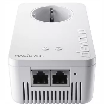 Adaptador Powerline Devolo Magic 2 WiFi 6 next Starter Kit – branco, modelo 7188