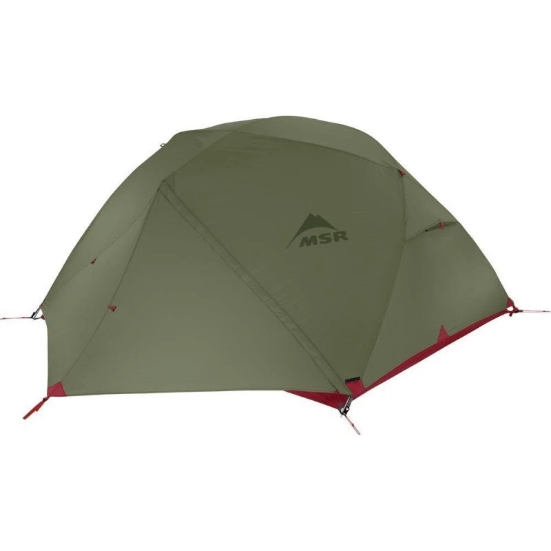 Tenda de mochila MSR 10332, tenda de cúpula, 3 pessoas, verde, vermelho