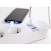Régua de tomadas inteligente Gembird TSL-PS-S4U-01-W 4 tomadas AC 3880 W Branco