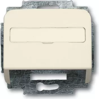 Busch Jaeger 1724-0-1002 placa de parede/tampa de interruptor bege - prateado (1724-0-1002)
