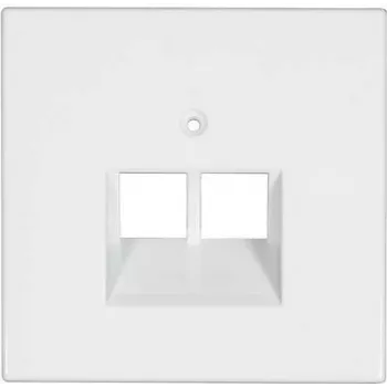 Jung Placa de cobertura para tomada UAE/IAE/ISDN LS 990 LS design LS plus Branco alpino LS969-2 UA WW