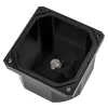 Componente de refrigeração para computador Aqua-Computer 34083 — Peça de refrigeração líquida, 0,16 l de líquido de refrigeração, 80×80×48 mm, preto