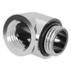 Adaptador Barrow 90° G1/4 macho para G1/4 fêmea, aço inoxidável (TDWT90-B01 SS)