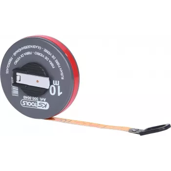 Fita métrica KS Tools 300.0040 — 10 m fita de plástico, caixa retrátil
