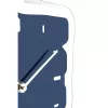 NeXtime Relógio de parede 3072bl Thumbs up, 40,5x41,5 cm, parede, azul/prateado