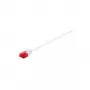 Wentronic Goobay Cabo de rede CAT 6 fino, U/UTP, branco, 20 m - material de cobre (93712)