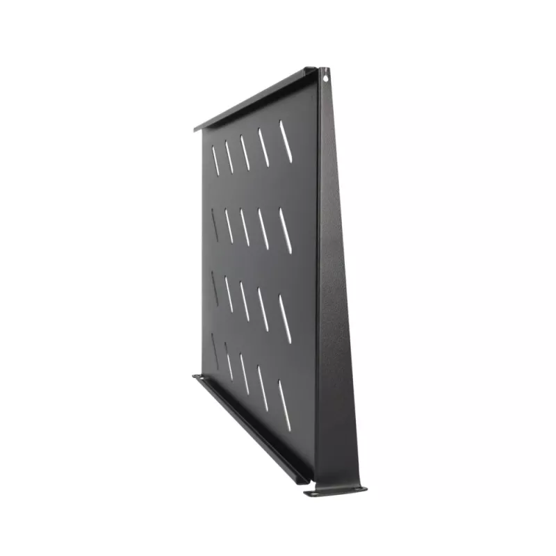 Prateleira Extralink SHELF 1U para armários de parede de 19 polegadas, 1U, 300 mm, preta, metal