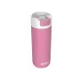Caneca térmica Kambukka 500 ml aço inoxidável BE0111-02028, isolamento a vácuo, à prova de fugas, tampa Snapclean, rosa