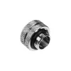 Adaptador Multi-Link Bitspower, reto, G1/4 polegadas macho para tubo rígido 12 mm DE – prateado brilhante