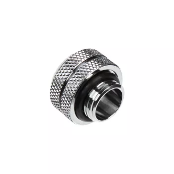 Adaptador Multi-Link Bitspower, reto, G1/4 polegadas macho para tubo rígido 12 mm DE – prateado brilhante