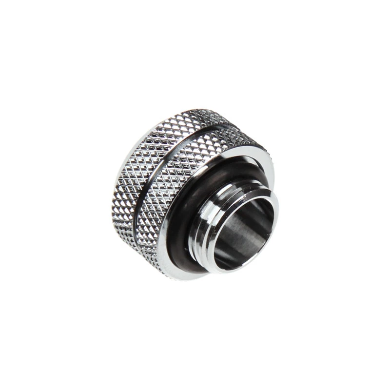 Adaptador Multi-Link Bitspower, reto, G1/4 polegadas macho para tubo rígido 12 mm DE – prateado brilhante