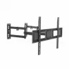 Suporte de parede para TV ART AR-85 para televisores de 32–70 polegadas, até 45 kg, inclinável -15–5°, orientável 45°, extensão 118–622 mm, VESA 75x75–600x400