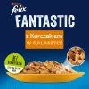 Purina Felix Fantastic comida húmida para gatos com frango em gelatina, 85 g