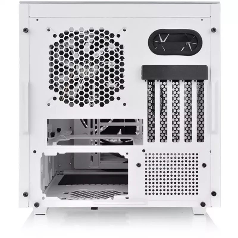 Caixa de PC Thermaltake Divider 200 TG Air Snow Micro Tower branco