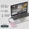 Caixa para SSD HDD 2,5 polegadas, SATA, USB 3.0, 2 TB