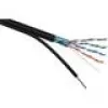 Cabo de rede Solarix SXKD-5E-FTP-PE-SAM RJ45 CAT5E 305 m preto