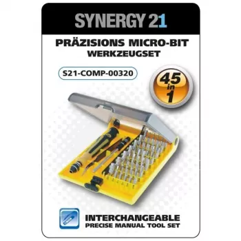 Synergy 21 S21_LiION_Screwdriver mini chave de fendas elétrica sem fios