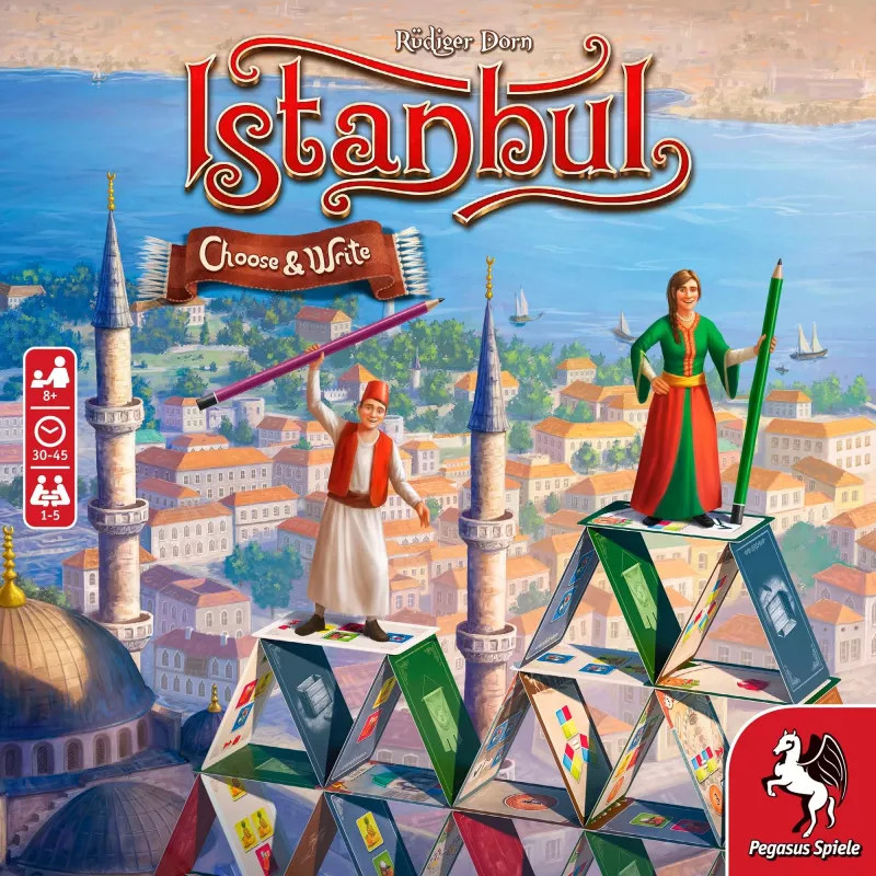 Istanbul - Choose & Write, jogo de tabuleiro