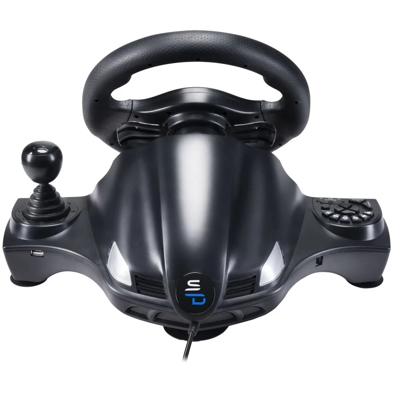 Volante + pedais Subsonic SA5156-NG rotação 270° USB preto