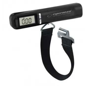 Balança de bagagem eletrónica Esperanza ETS001, até 50 kg, preta