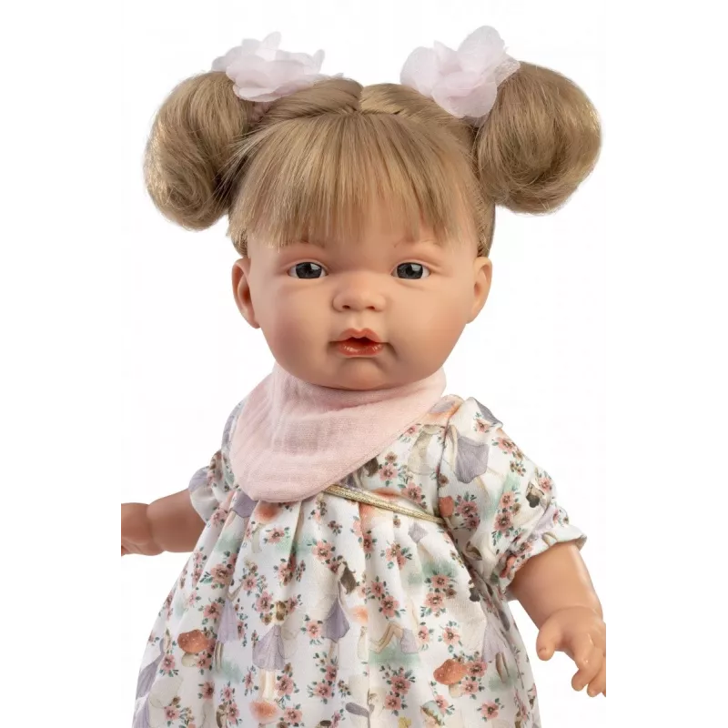Boneca Llorens Joelle, 38 cm Boneca chorona com características realistas e corpo macio