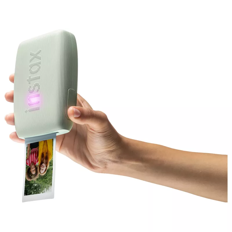 Fujifilm instax mini Link 3 EX D 16832156 impressora, 800 x 600 DPI, impressões de 6,2 x 4,6 cm, Bluetooth, verde-salva