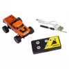 Monstertruck radiocontrolado Amewi DieCast 1:64 RTR laranja, caixa metálica, Ready-to-Run