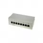 Patch panel S/CONN 75058 Mini Cat5e cinzento