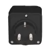 Tomada inteligente Denver PLO-108 preta exterior IP44 com fios sem fios