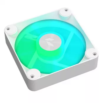 Ventoinha APNX FP1-Q 120 PWM ARGB-WT 120 mm, controlo PWM, iluminação ARGB, moldura branca